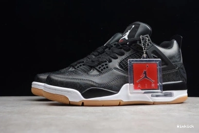 AIR JORDAN CI1184-001 SE BLACK LASER 4 GUM 0811